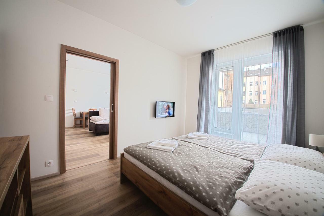 Sunny, Fully Furnished Studio Type With Terrace Plzeň Eksteriør bilde